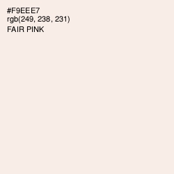 #F9EEE7 - Fair Pink Color Image
